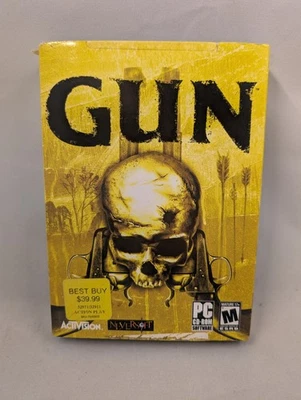 GUN PC CD-ROM Game Activision Neversoft 2005 Western Shooter Complete CIB - Image 1 of 4