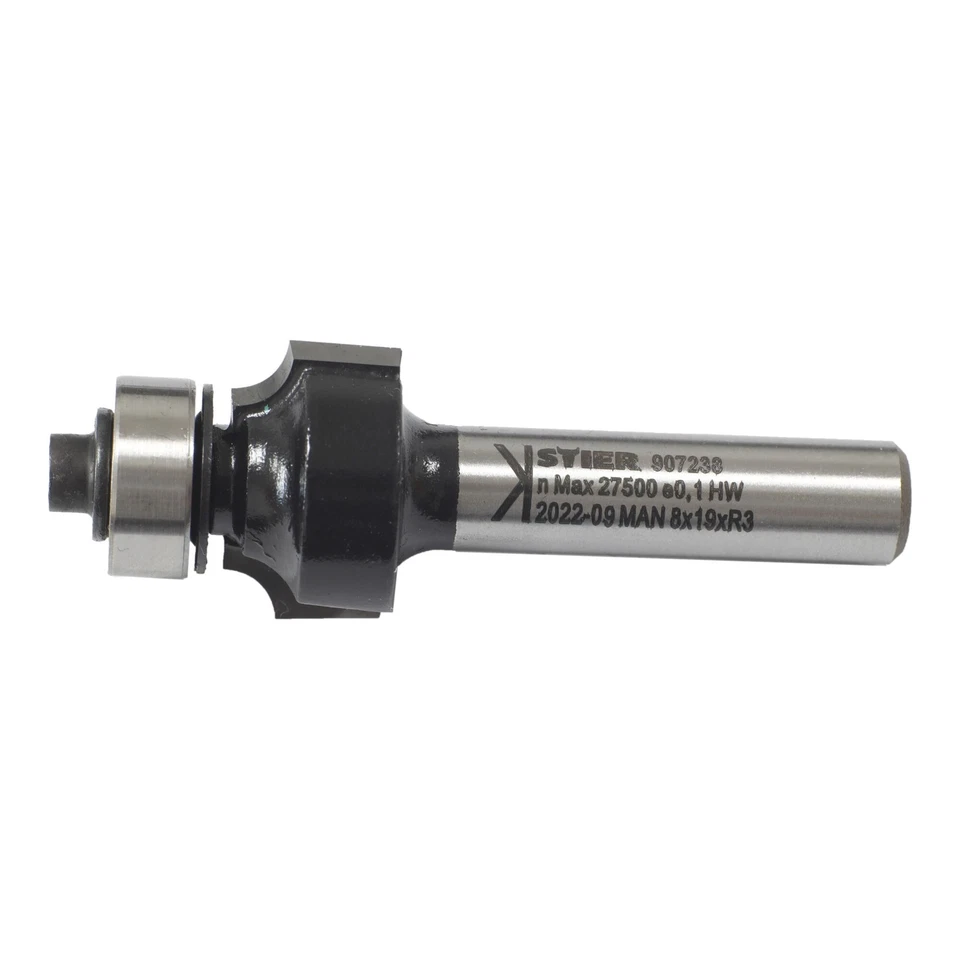 STIER Abrundfräser D19 x R3 x S8 mm HM (HW)