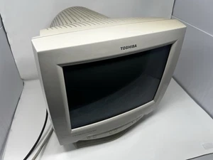 Toshiba TekBright 510V 15” CRT Monitor – Tested, Retro Gaming VGA Display (1999) - Picture 1 of 7