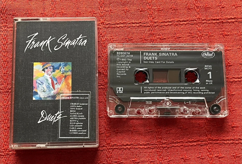 FRANK SINATRA - CASSETTE TAPE IN STICKERED CASE - DUETS - Image 1 of 4
