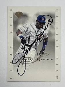 Tarjeta automática Leaf Signature Series Extended Sammy Sosa 1996 AR140 - Imagen 1 de 2