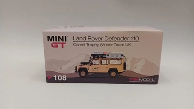 MINI GT Land Rover Defender 110 Camel Trophy Winner Team UK - Image 1 of 4