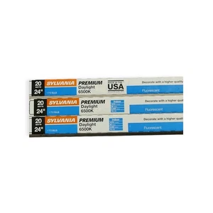 SYLVANIA F20T12/D - 20 Watt T12 24 In. DayLight 6500K Fluorescent Tube3 QtyNew - Picture 1 of 10