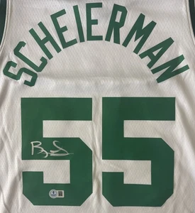 Baylor Scheierman Signed Autographed Boston Celtics Jersey Beckett COA - Picture 1 of 4