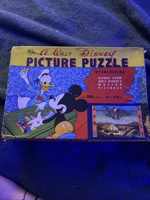 1950’s VTG Jaymar Walt Disney Picture Puzzle Dumbo - Image 1 of 4