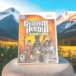 Guitar Hero 3 III Legends Of Rock Nintendo Wii 2006 senza manuale testato funziona benissimo - Foto 1 di 4