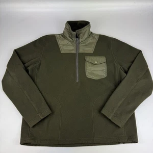 Chaqueta de exterior Barbour para hombre talla XLFarimond polar pulóver verde oliva media cremallera - Imagen 1 de 8