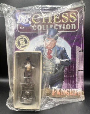 NUEVO Y SELLADO DC Eaglemoss Colección Ajedrez Pieza Figura Pingüino con Revista Foto 1 de 3