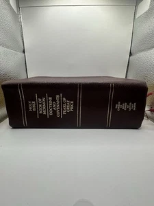 LDS Quad Scriptures 1999 Maroon/Burgundy Regular Size, indexed - Picture 1 of 9