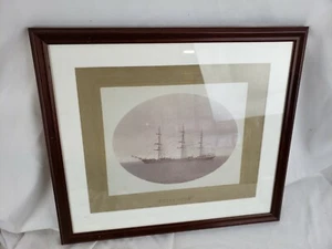 Rare antique Photo, australian ship  ship 'Thirlmere', ca. 1900, framed - Foto 1 di 9