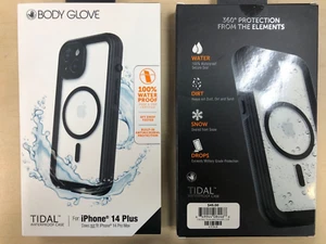 Body Glove Tidal Waterproof Case with Magsafe - iPhone 14 Plus -   Black/Clear - Afbeelding 1 van 4