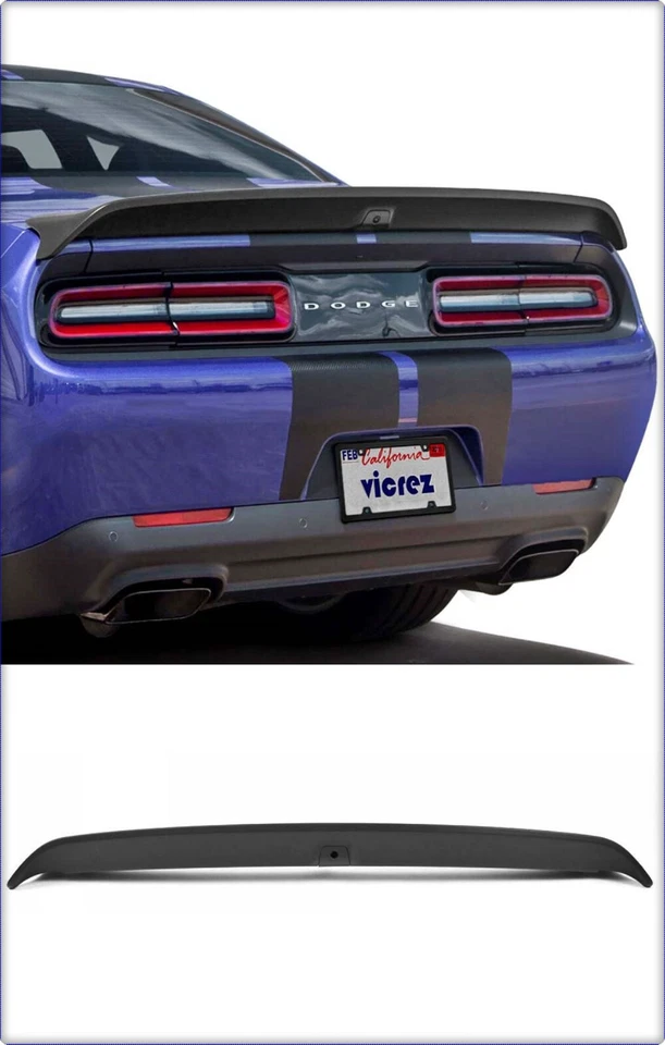 HECKSPOILER / HECKKLAPPE SPOILER FÜR DODGE CHALLENGER 2008 - 2022 TÜV Hellcat - Bild 1 von 4