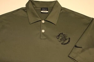 NIKE GOLF DRI-FIT POLY GOLF SHIRT--L--CAJUN EXPRSS LOGO--PERFECT!!---NWOT!! - Picture 1 of 1