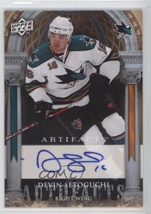 2009-10 Upper Deck Artifacts Autofacts Devin Setoguchi #AF-SE Auto