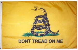 new YELLOW GADSDEN DONT TREAD ON ME 3x5ft FLAG fade resistant superior US seller - Picture 1 of 3