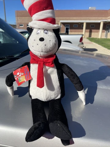 Kohl's Cares for kids Dr Suess 23" Cat in the Hat Plush/Stuff Animal With Tag Cover