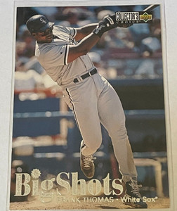 1997 Upper Deck Collector's Choice Big Shots Frank Thomas White Sox #10 HOF