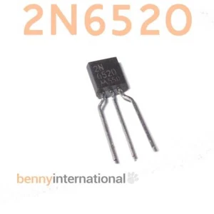 5 x 2N6520 PNP TRANSISTOR Epitaxial Silicon 625mW 350V 500mA TO-92 - Imagen 1 de 1