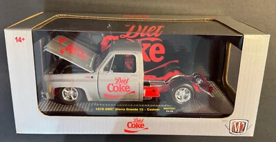 NEW 2024 1:24 M2 Machines 1976 GMC Sierra Grande 15-CUSTOM DIET COKE SquareBody  - Image 1 of 4