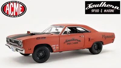 Acme GMP 1:18 Scale 1970 Plymouth GTX Drag Car - Southern Speed & Marine 18952-B - Image 1 of 4
