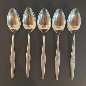 Oneida Woodmere Community Edelstahl Besteck Weizen - Teelöffel 5er Set - Bild 1 von 6