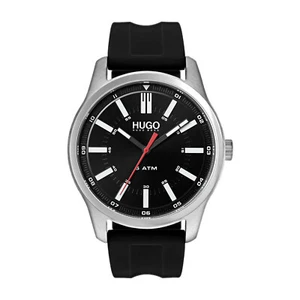 Orologio Uomo HUGO BOSS CASUAL 1530078 Silicone Nero - Foto 1 di 1