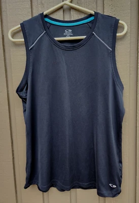 Camisa Champion Dri-Fit Sin Mangas Negra Gimnasio Entrenamiento Semi-Ajustada Mujer Talla XL Foto 1 de 4