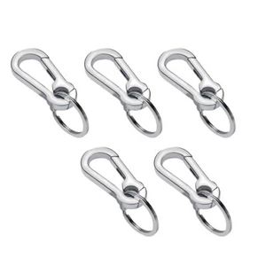5 Pcs Waist Keychain Lovers Durable Rings Practical Quick-release - Picture 1 of 12