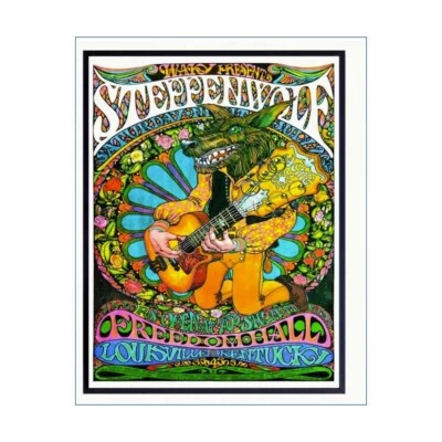 Steppenwolf Concert 1969 Louisville Canvas Art  Poster Rock Band Music NEW - Image 1 of 2
