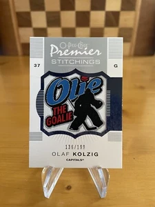 Olaf Kolzig 2007-08 O-Pee-Chee Premier Stitchings /199 #PS-OK - Bild 1 von 2