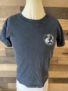 Disney on Ice Tour T-shirt youth size medium pre owned Black Vintage Y2k - Picture 1 of 8