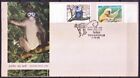 India 1983 cover, Monkey on cancellation, Golden Langur Lion-tailed Macaque