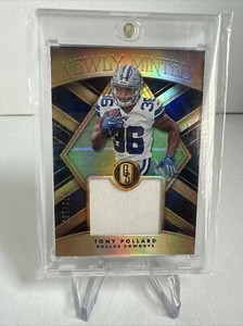 2019 Panini Gold Standard Tony Pollard RC- Newly Minted Memorabilia FOTL /199
