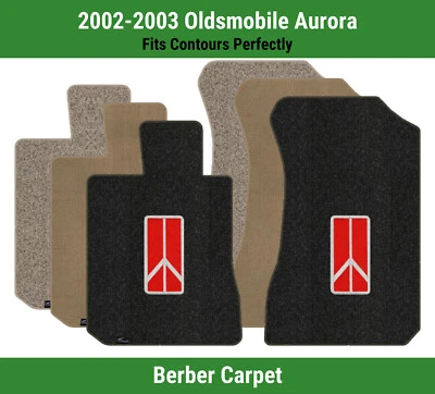 Alfombrillas delanteras Lloyd Berber para Oldsmobile Aurora '02-03 con emblema Oldsmobile rojo Foto 1 de 4