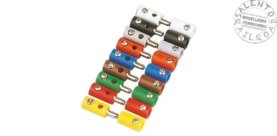 PIKO 55771 spinotti elettrici per componenti plastico/diorama - 40 pezzi - Immagine 1 di 1