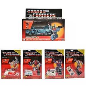 Transformers G1 5 PROTECTOBOTS FORM DEFENSOR STREETWISE BLADES FIRST AID SALE - Picture 1 of 15