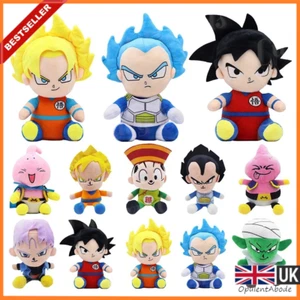 Juego de 10 piezas de peluche Dragon Ball Z peluche suave para niños muñecas Goku🔴 - Imagen 1 de 11