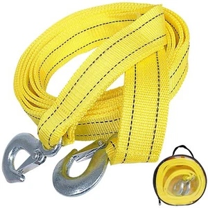 Tow Straps Rope Heavy Duty with Hooks for Vehicle Emergency Recovery (13'x1.8... - Picture 1 of 6