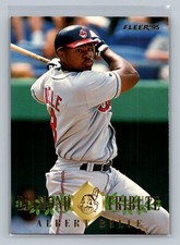 1995 Fleer Update Diamond Tribute Albert Belle #2 Cleveland Indians