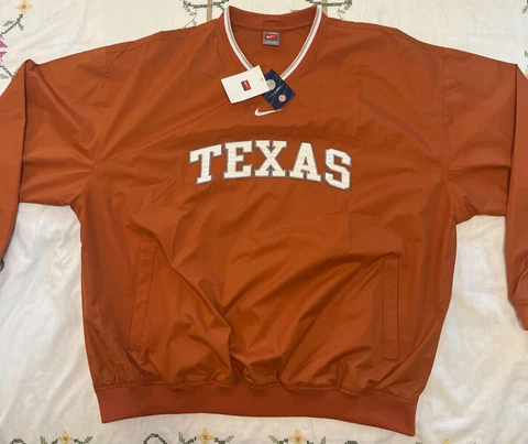 Texas Longhorns Classic Nike Wind Shirt - Size XXL Cover