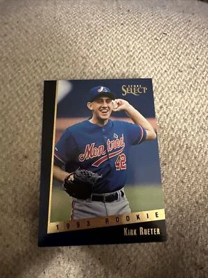 1993 Select Rookie/Traded Kirk Rueter Rookie Montreal Expos #88T - Image 1 of 2