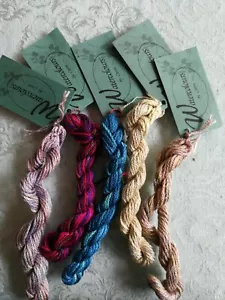 Lot of 18 Skeins Caron Watercolors Waterlili 3ply Cotton+Silk Needlepoint - Picture 1 of 12