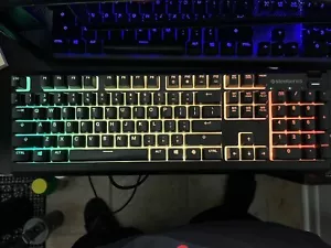 SteelSeries Apex 3 RGB Gaming Keyboard - 10-Zone RGB Illumination - Picture 1 of 4