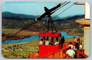 Estes Park Aerial Skyway CO Colorado 1962 Postcard Ski Lift - C12 - Picture 1 of 2
