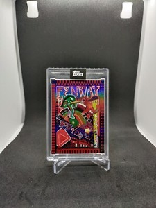 2020 topps x efdot iconic stadium series Boston Red Sox Foil Low PR project art