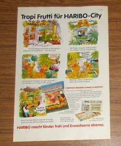 Seltene Werbung HARIBO TROPI FRUTTI Märklin Eisenbahn Promo 1984 - Bild 1 von 1