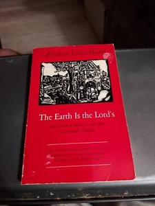 ABRAHAM JOSHUA HESCHEL BOOK THE EARTH IS THE LORD'S - Bild 1 von 2