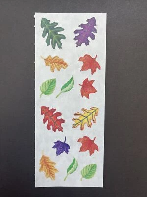 Pegatinas Creative Memories | HOJAS DE CAÍDA HOJA ORO VERDE | Grossman 2000 retirado Foto 1 de 2