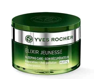 Yves Rocher Elixir Jeunesse Night Cream Sleeping Care Anti Pollution 1.7 fl.oz. - Picture 1 of 4