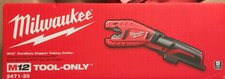 Milwaukee 2471-20 M12 12-Volt Copper Tubing Cutter - Bare Tool New! Sealed!!